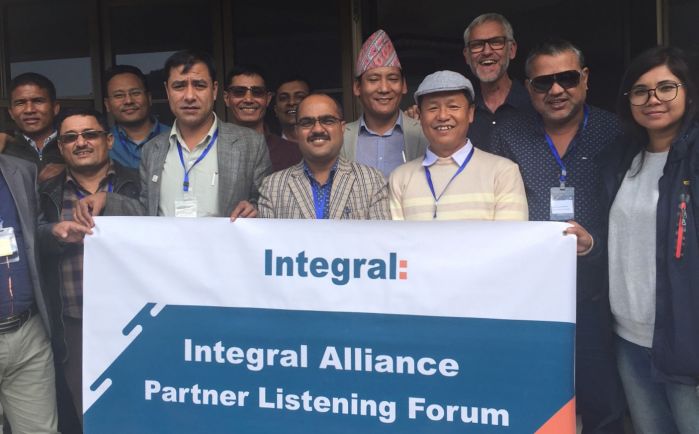A selction of participants from the Integral Partner Listening Forum in Nepal